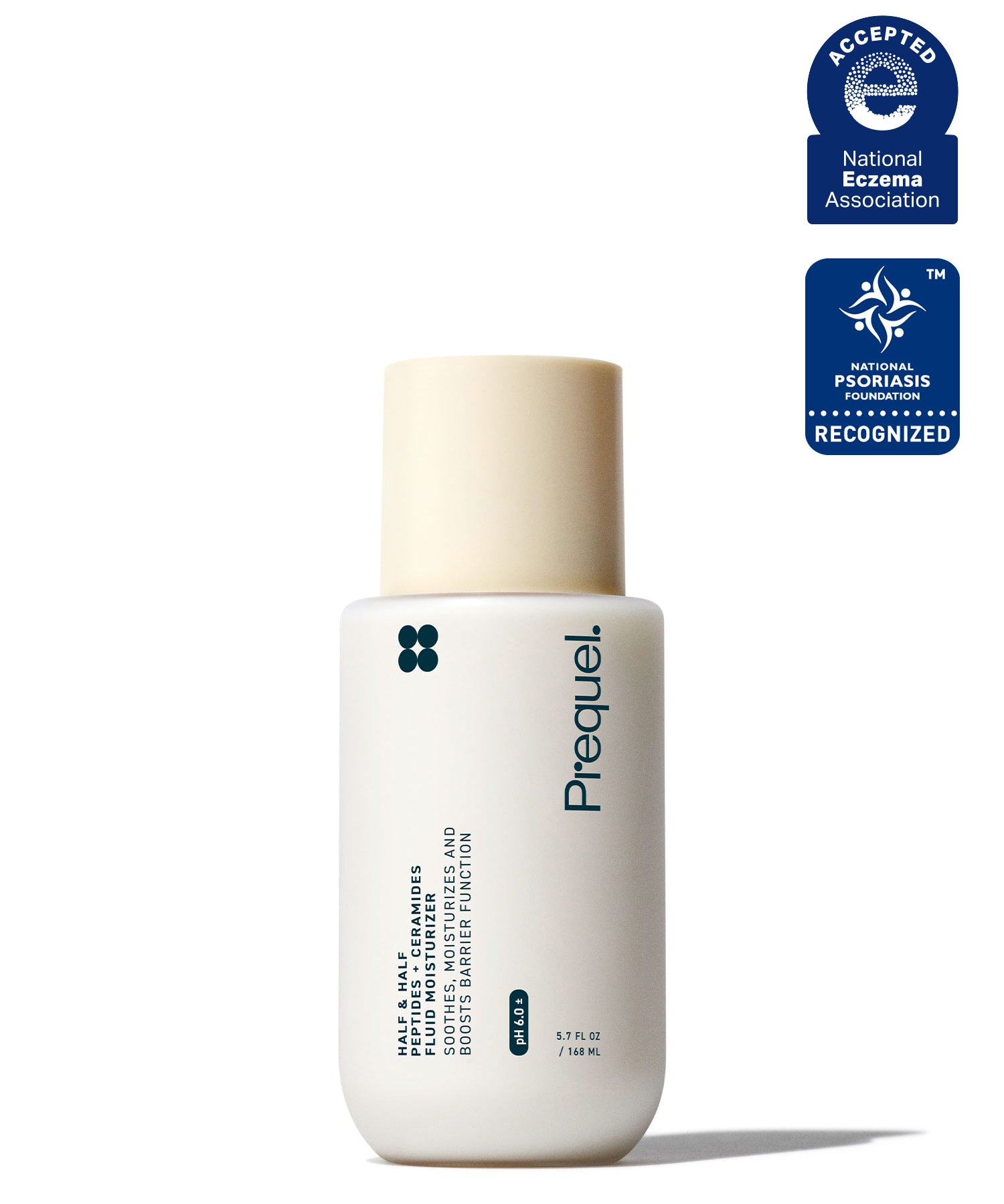Half & Half Lightweight Emulsion With Peptides & Ceramides – Accepted by the National Eczema Association and National Psoriasis Foundation