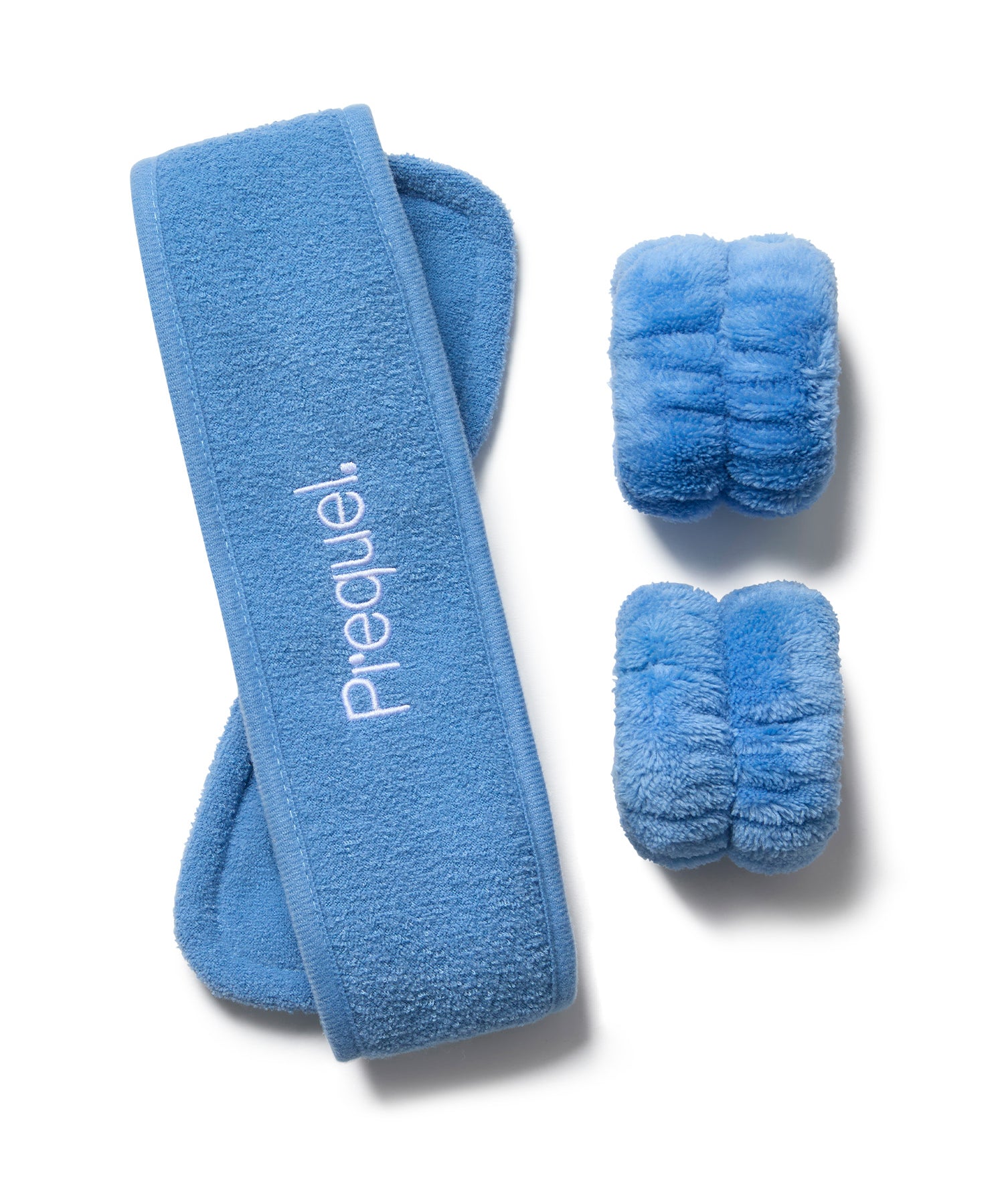 skincare headband and wristbands