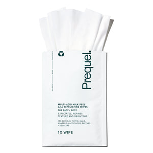 multi acid milk peel aha exfoliating  wipes