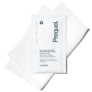 multi acid milk peel aha exfoliating  wipes