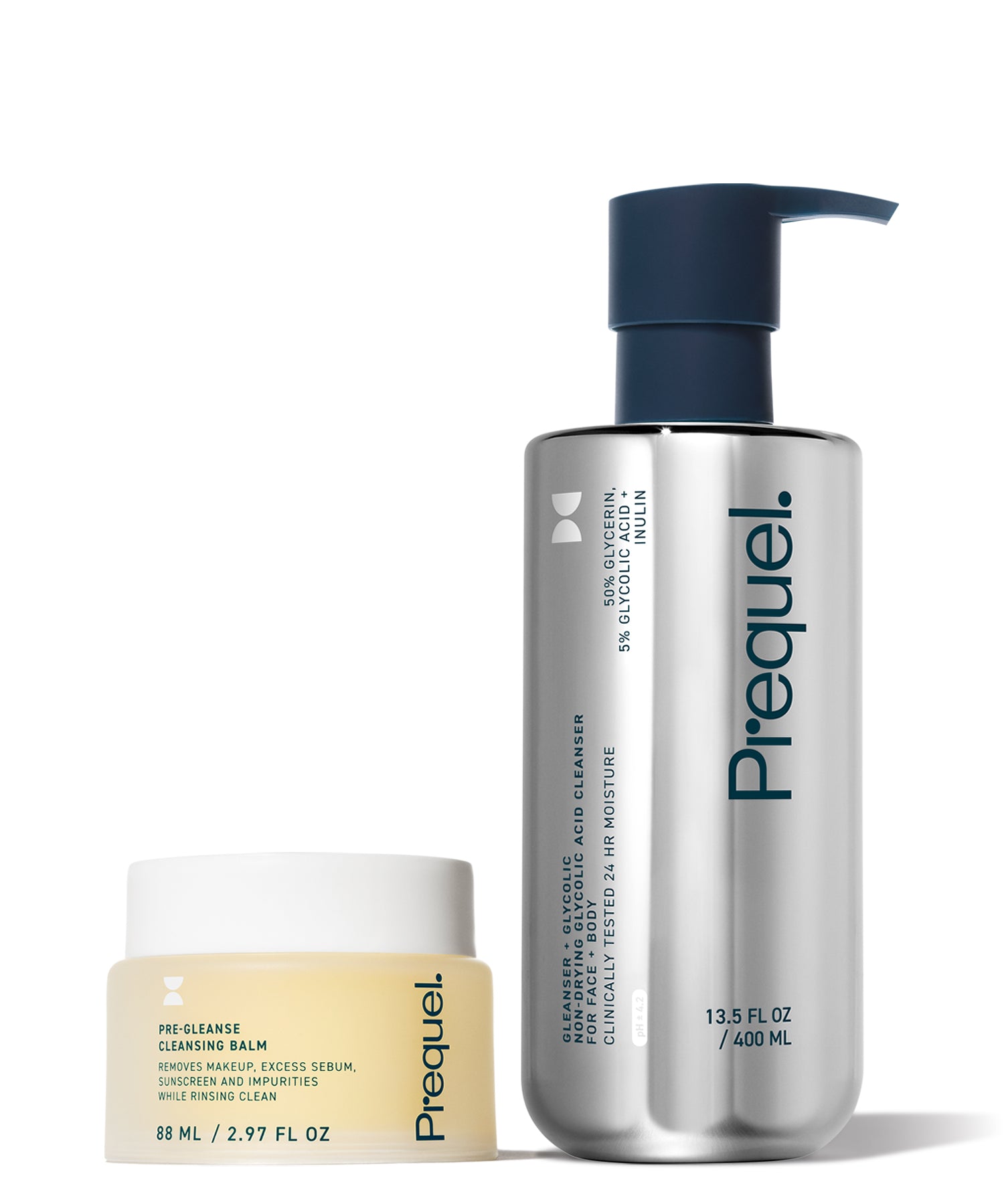 cleansing balm and cleanser for double cleansing