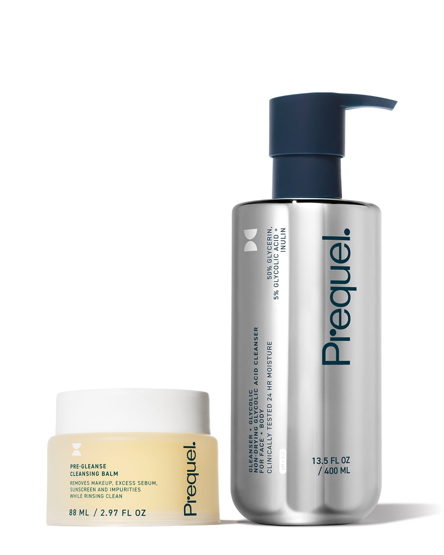 cleansing balm and cleanser for double cleansing