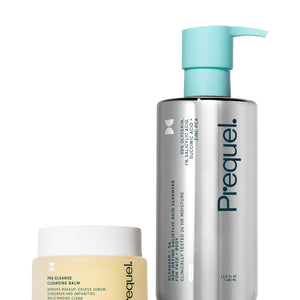 cleansing balm and cleanser for double cleansing